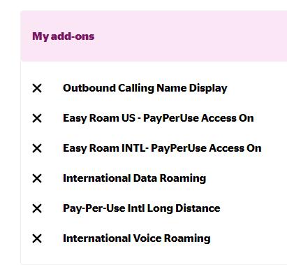 Koodo Default Add-ons